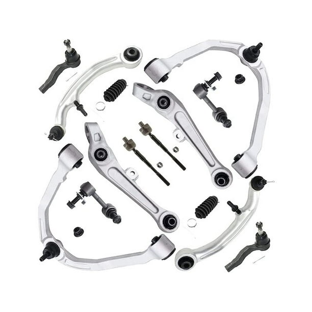 Front Control Arm Ball Joint Tie Rod and Sway Bar Link Kit Compatible