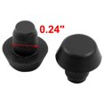thumbnail image 2 of Protector de patas de silla de plástico Uxcell Tapones de agujero negros 6mm Diámetro 80pcs, 2 of 5