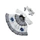 thumbnail image 4 of 1:6 Juego de vestido para hacer tus propias muñecas, bricolaje educativo para niños, ropa, disfraz de cosplay para muñeca princesa de 11,81 pulgadas azul oscuro, 4 of 10