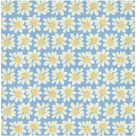 

Hyjoy 20*20in Set of 6 Cute Daisy Floral Spring Summer Satin Napkin Square Table Napkins Soft Smooth Decorative Napkins for Wedding Banquet Party Decoration