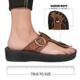 thumbnail image 5 of AEROSOFT - Fashion T-Strap Comfortable Arch Support Summer Sandals For Women, 5 of 7