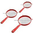 thumbnail image 6 of 3 Packs Fine Mesh Strainers Colander Sieve Sifters Reusable Coffee Filter with Long Handle Kitchen Tools for Kitchen Rice Juice Quinoa Food Flour Baking, 6 of 8