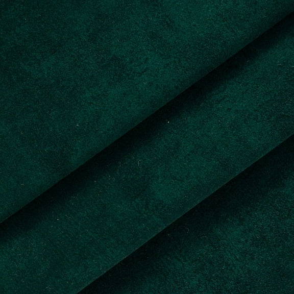 Firefly Hope 39.4"x47" Suede Upholstery Fabric, Soft Smooth Material for Sofa, Chairs, Pillows & Car Upholstery, Dark Green