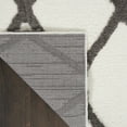 thumbnail image 5 of Nourison Feather Soft Trellis Ivory Charcoal 3'11" x 5'11" Area Rug, (4x6), 5 of 9