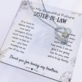 thumbnail image 4 of Gift For Sister-In-Law - Forever Love Necklace, Future Sister-In-Law, Bonus Sister, Personalized Gift, Bride Gift, Gifts For Her, Wedding Gifts, Sister Gift, Jewelry Gift, 4 of 10