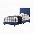 thumbnail image 2 of Navy Blue Twin Bed with Robust Frame for Stability, 2 of 7