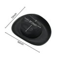 thumbnail image 7 of Jxzom Women Men Cowboy Hat Classic Roll Up Brim Fedora Cowgirl Hat Western Cowboy Hat Stage Performance Hat, 7 of 7