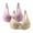 T, variant on XINC Comfortable Wireless Bra Women's Casual Fashion Large Size Bra Thin Sponge Underwear Lace Bra 2PC Push Up Comfort Soft