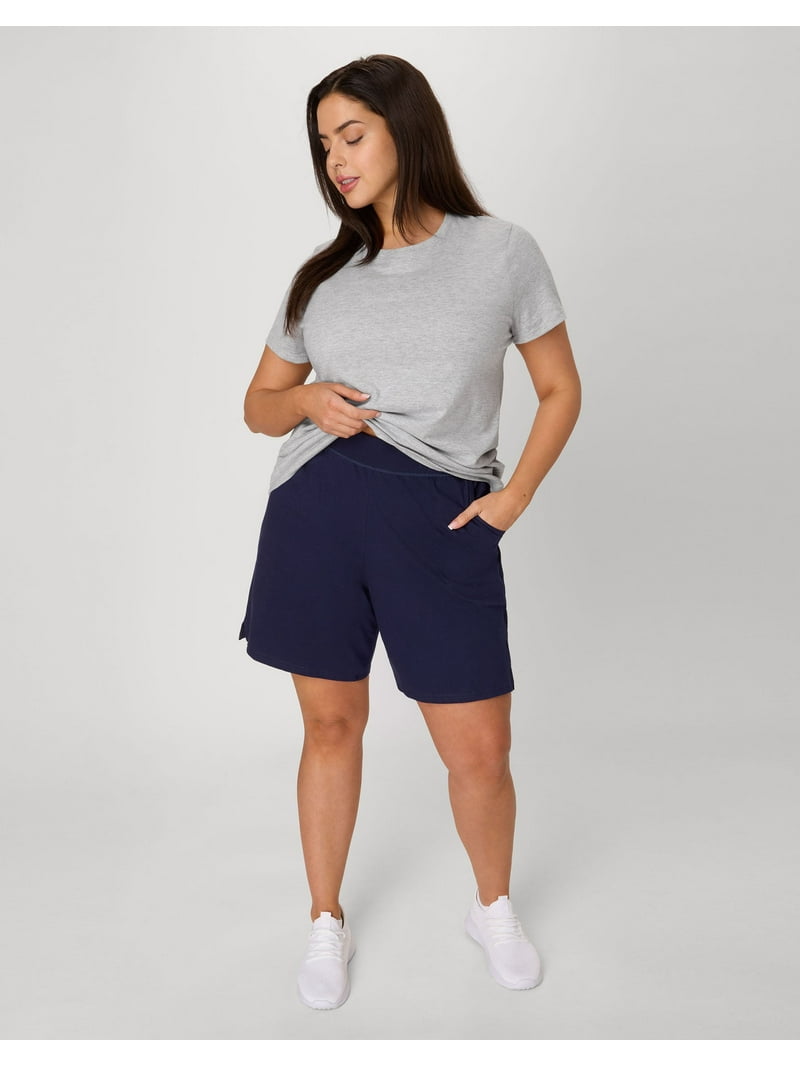 JMS by Hanes Women's Plus-Size Casual Stretchy Cotton Jersey