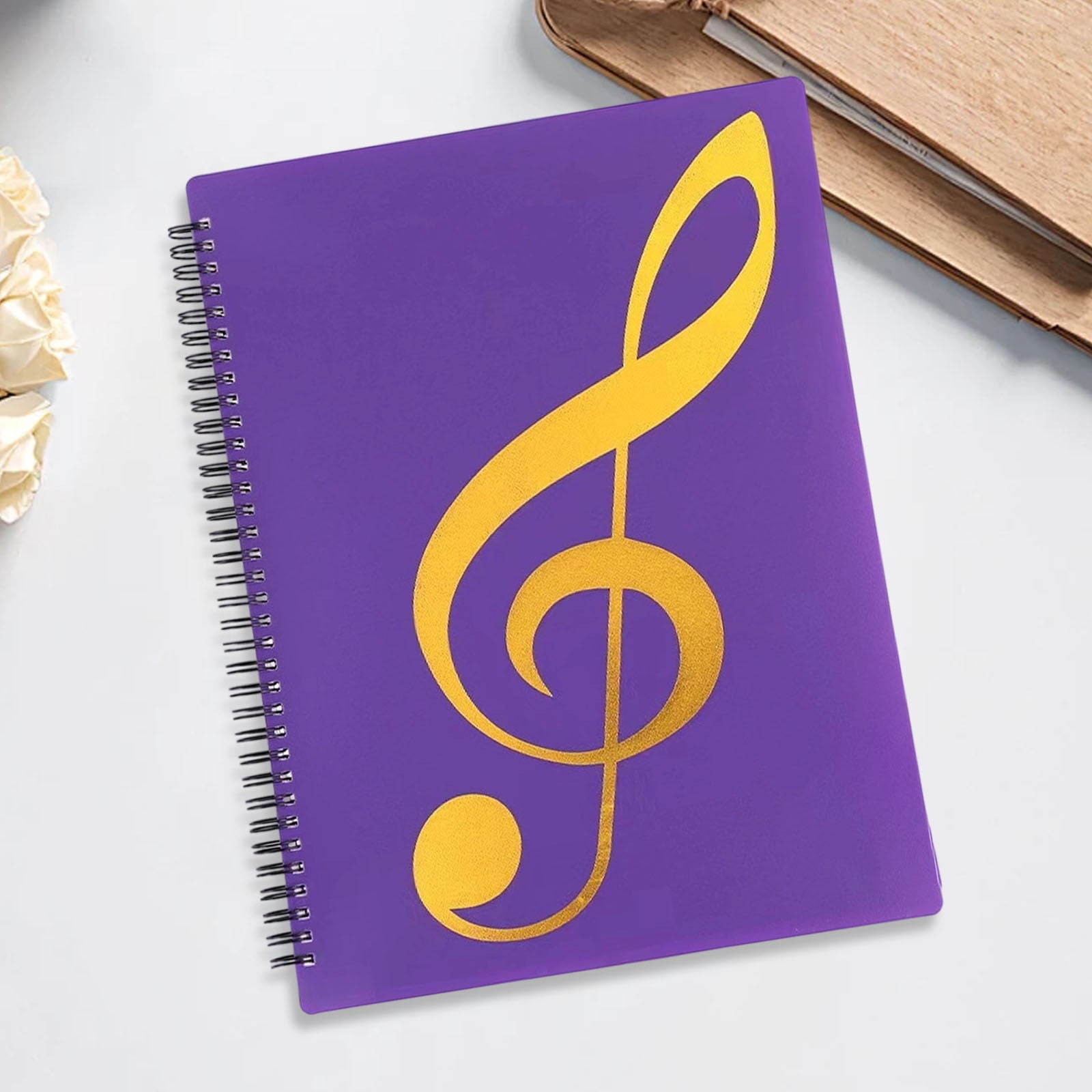 1 Music Score Folder Sheet Music Folder 60 Pages Sheet Music /Holder Letter Size Writable & Detachable Choir Folder