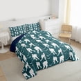 thumbnail image 3 of Homewish Teens Gamer Ice Hockey 3 Pieces Queen Comforter Set,Sport Theme Ultra Soft Bedding Sets,Ball Gamer Bedding Comforter Set,Super Cozy Room Decor,Reversible, 3 of 8