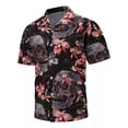 thumbnail image 2 of Camisa Hawaiana Hombre Camisa Manga Corta Camisas Hawaianas, 2 of 8