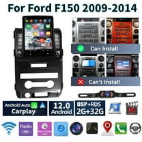 Car Radio Stereo for Ford F150 2009-2014, 9.7" Touchscreen Android 13 Support Carplay Android Auto Navigation Bluetooth Radio Video Steering Wheel Control Camera 2G 32G,Black