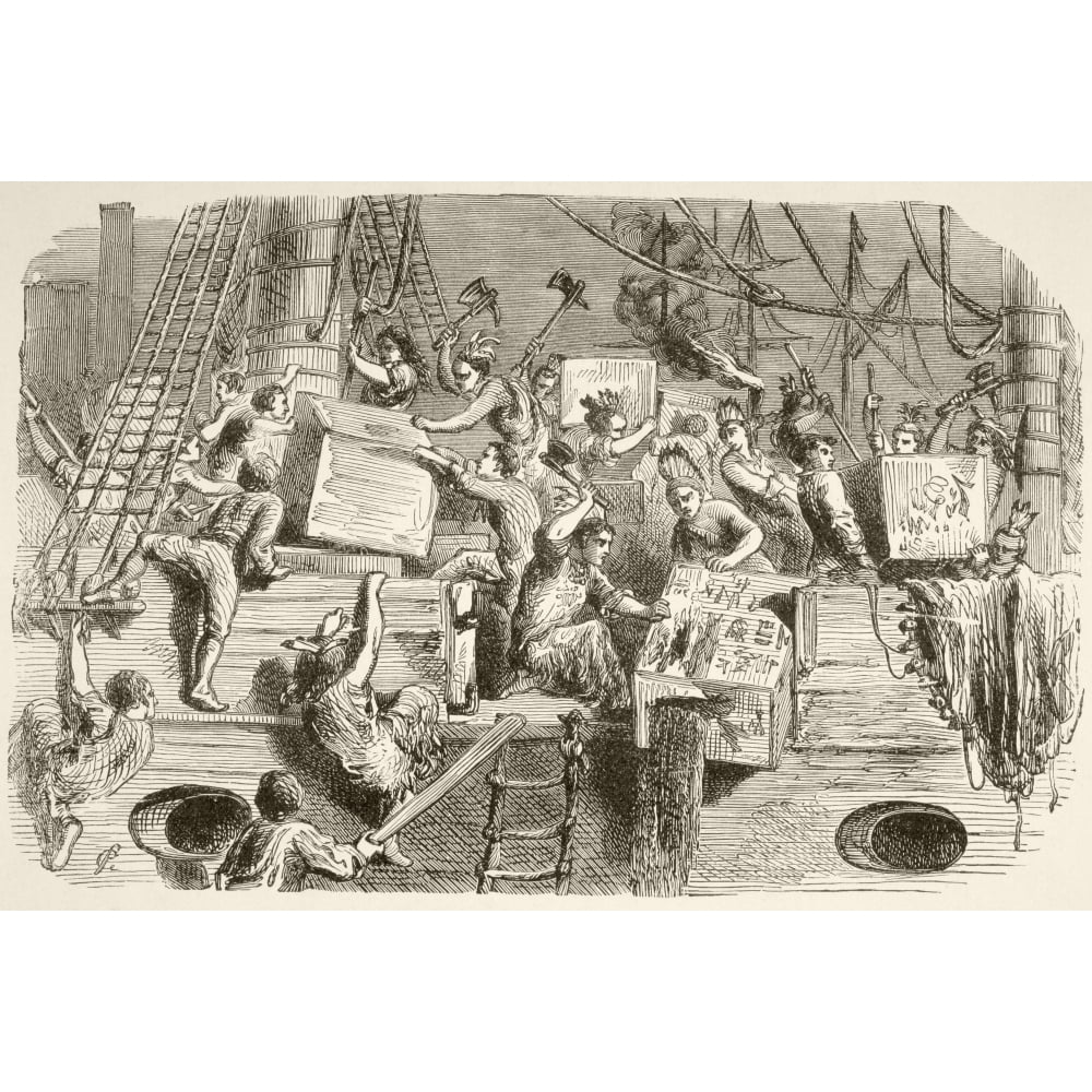 boston tea party dressed as indians Boston Tea Party looks back on the 'Indians' who stormed the boats 250  years ago