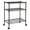 3 Layers Shelf with wheels, variant on SONGMY 2PCS 5 Tier Storage Shelving Unit, Steel Organizer Wire Rack Heavy Duty, Adjustable Garage Shelf Set