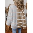 thumbnail image 3 of FOLUNSI Flattering Stripe Sweater - Cozy, Stylish Knit for All, 3 of 8