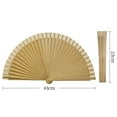 thumbnail image 6 of Jiaroswwei Folding Fan Classical Art Craft Fine Texture Stage Performance Decoration Folding Hand Fan, 6 of 8