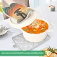 thumbnail image 3 of Yayeee Pot Holders Kitchen Heat Resistant with Pocket 7"x9.8" Cotton Oven Cooking Hot Pads, Astronaut in Rain, 3 of 7