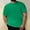 Green, variant on YLSDY Fashion Men's Plus Size Shirts Loose Fit Stretch T-Shirt Short Sleeve Crew Neck Oversized Casual Solid Tee Shirt Green XXXXL