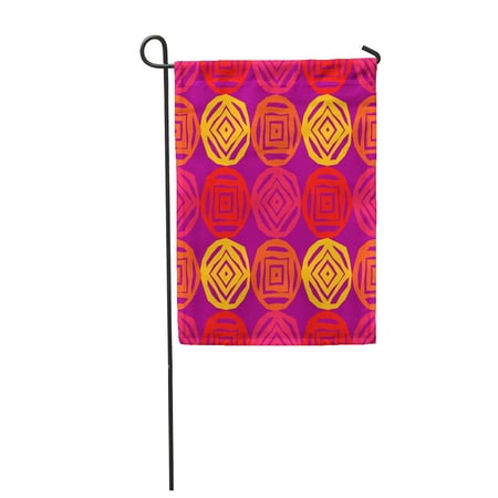 SIDONKU Abstract Ethnic Boho in Polka Dots Folk Rapport Aztec Bali Garden Flag Decorative Flag House Banner 12x18 inch