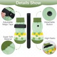 thumbnail image 5 of Kuoser Dog Socks for Small Dogs, 3 Pair Warm Anti-Slip Pet Paw Socks for Hardwood Floors, Green, L, 5 of 7