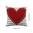 thumbnail image 3 of Decorative Pillow Sham with Romantic Pattern for Sofa and Bed, Soft Cover for Home Decor Accent During Special Occasions(B), 3 of 6
