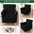 thumbnail image 2 of Housses de Chaise Extensibles avec Accoudoirs, Housse de Chaise d'Appoint Imprimée, Fauteuil Fleur, Housses de Fauteuil de Banquet Douces, Housses de Chaise Lavables pour Salon, Bureau, Réception, Lecture, Sofa, 2 of 7