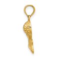 thumbnail image 2 of Auriga 14K Yellow Gold Polished Golfing Charm Pendant for Women (L-13.5 mm,W-14 mm), 2 of 6