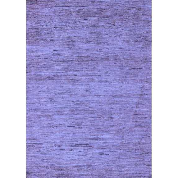 Ahgly Company Machine Washable Indoor Rectangle Abstract Blue Modern Area Rugs, 2' x 3'