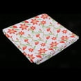 thumbnail image 3 of Tissu Imperméable Imprimé au Mètre pour Coussin Nappe Blanche + Fleur, 3 of 8