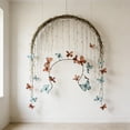 thumbnail image 5 of SIYTUAU Orange Green Gradient Rattan Butterfly Garland Artificial Decorative Vine For Walls Balustrades Arch Spring Party Decor E, 5 of 7