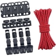 thumbnail image 2 of Kit de actualización de cordón elástico para mochila con mayor capacidad de almacenamiento, cordón elástico resistente para escalada Rojo, 2 of 8