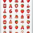 thumbnail image 4 of 35pcs-50pcs Cheerful Stickers Stationery Strawberry Stickers Decorative Decals DIY Stickers Kids Stickers for Luggage Phone Laptop, 4 of 9