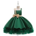 thumbnail image 4 of Esaierr 3-13T Toddler Girls Christmas Tulle Princess Dresses Kids Sleeveless Bowknot Tutu Formal Dress Party Gown, 4 of 9