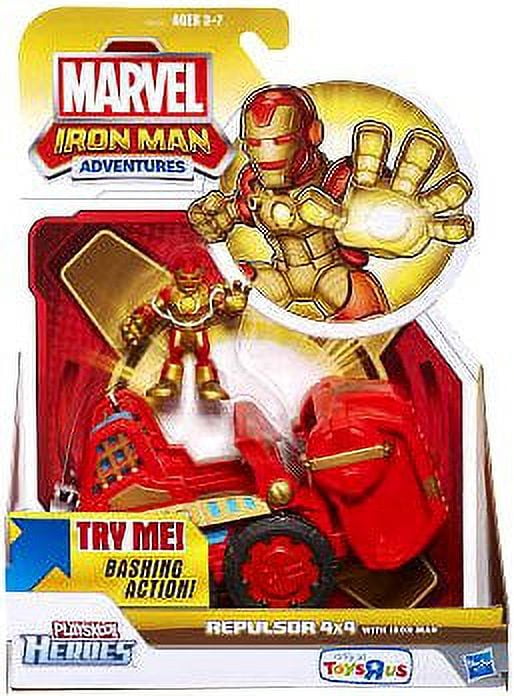 Marvel Iron Man Adventures Repulsor 4x4 Action Figure Set