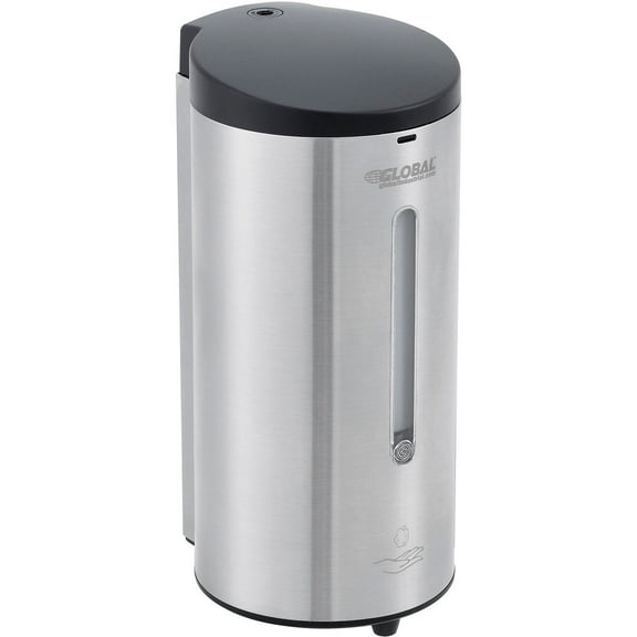Global Industrial Automatic Foam Soap/Sanitizer Dispenser 700 ml Stainless Steel