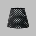 thumbnail image 2 of ZACPNCV Girl School Uniform Pleated Scooter Skirt with Under Shorts Pull On Elastic Waist Skirt Black 10-11 Years, 2 of 8