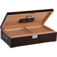 thumbnail image 2 of Cigar Humidor, Holds Up to 250 Cigars, High Lacquer Finish, 2 of 5