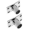 thumbnail image 1 of de Pasamanos para 90  degree 7/8 "1" Base Rectangular Acero Inoxidable Marino, 1 of 8