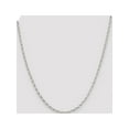 thumbnail image 5 of Collier Rolo Ovale en Argent Sterling 925 2.5mm, 5 of 5