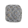 thumbnail image 2 of Emma 18" Comfort Farmhouse Fabric Pouf in Natural/ Elegant Taupe, 2 of 2