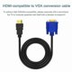thumbnail image 4 of 9.84ft HD-compatible1080P HDMI-compatible Male to 15 Pin VGA Connector Adapter Cable for HDTV TV, 4 of 5