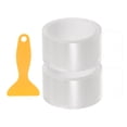 thumbnail image 1 of Malla Tira Cinta Unique Bargains 2uds 2'x16 Pies Impermeable Sellado Herramienta Cocina Fregadero Baño Ducha Inodoro Transparente, 1 of 7