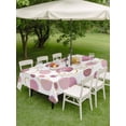 thumbnail image 3 of Outdoor Tablecloth with Umbrella Hole and Zipper, Pin Polka Dots Rectangle Table Cloth 54x80 Inch Waterproof Tablecloth, Modern Abstract Art Picnic Table Cover for Patio Camping, 3 of 7