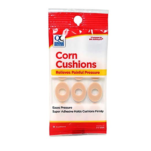 6 Pack Quality Choice Corn Cushions Painful Pressure Relief 9 Count Each