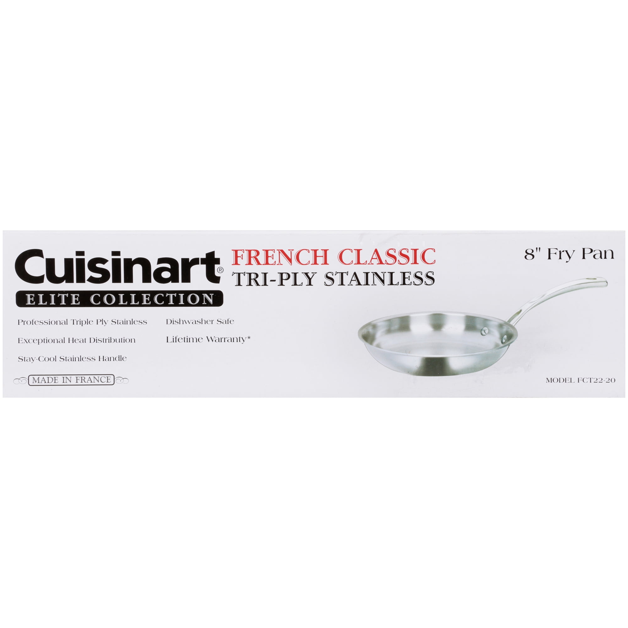 Cuisinart French Classic 8-Inch Tri-Ply Stainless Steel French Skillet