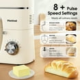 thumbnail image 5 of Honinst 7-IN-1 Multifunctional Stand Mixer, 6.5 QT 8-Speed Tilt-Head Kitchen Mixer, Electric Food Mixer with Meat Grinder, Juice Blender, Dough Hook, Beater, Whisk, Bowl for Most Home Cooks, 5 of 8