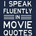 thumbnail image 3 of CafePress - I Speak Fluently In Movie Quotes T Shirt - Men's Classic Graphic Cotton T-Shirt, 3 of 4