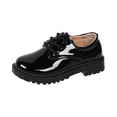 thumbnail image 4 of Zapato de vestir para estudiante, zapatos de cuero PU, suela antideslizante, fiesta, zapatos para caminar, cómodo, calzado diario, zapatos formales , 38 Yinane Mocasines de vestir para estudiantes, 4 of 8