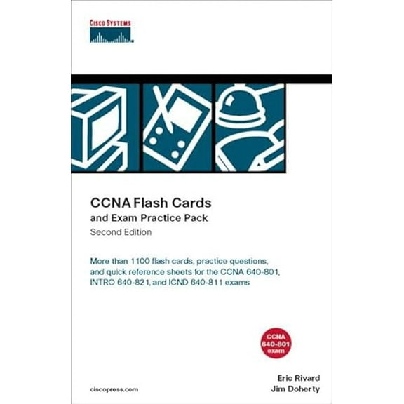 Pre-Owned Ccna Flash Cards and Exam Practice Pack: Ccna Self-Study : Ccna 640-801 Exam (Paperback) 1587200791 9781587200793